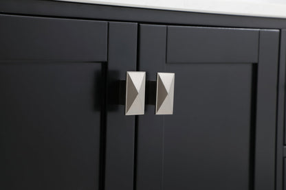 36 inch Single Bathroom Vanity in Black