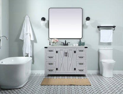 48 inch Single bathroom vanity in grey