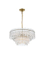 Emilia 21 inch Pendant Light in Satin Gold