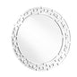 Sparkle 36 in. Contemporary Round Mirror in Clear