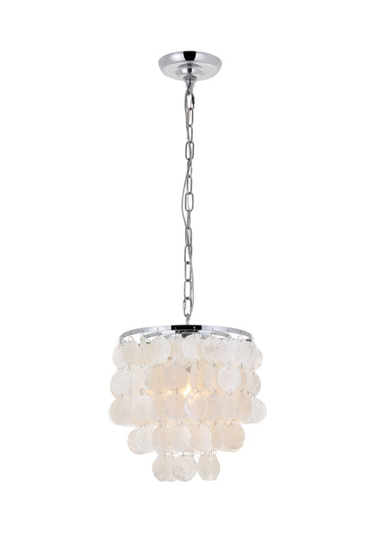 Selene 1 light Chrome Pendant
