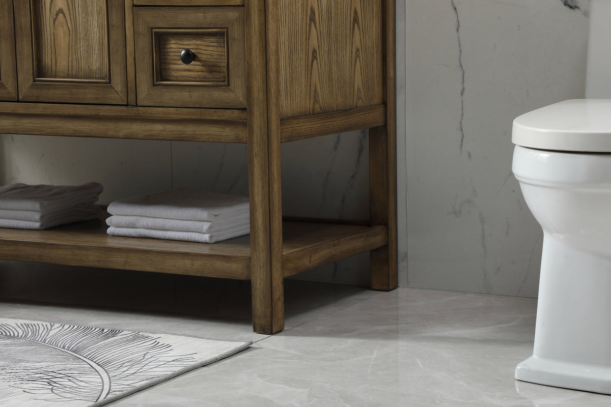 48 inch Single bathroom vanity in driftwood