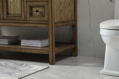 48 inch Single bathroom vanity in driftwood