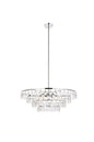 Ella 28 inch pendant in chrome