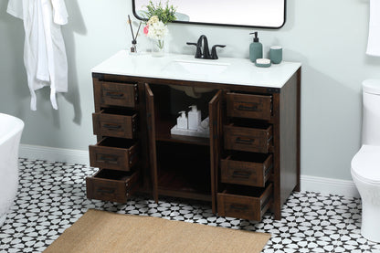 48 inch Single bathroom vanity in expresso