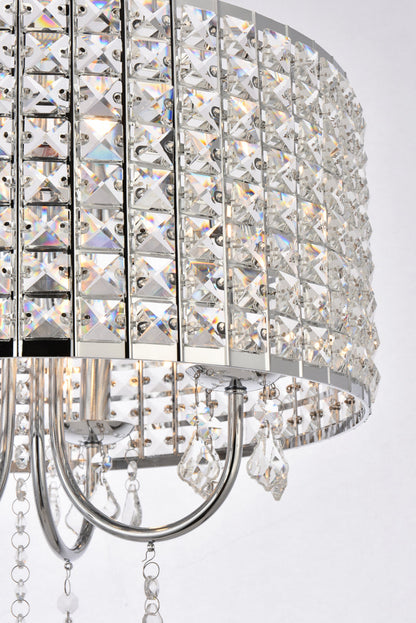 Elise 17 inch pendant in chrome