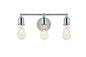 Serif 3 light chrome Wall Sconce