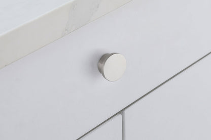 Trovon 1.6" Diameter Brushed Nickel  Oversize Round Knob Multipack (Set of 10)