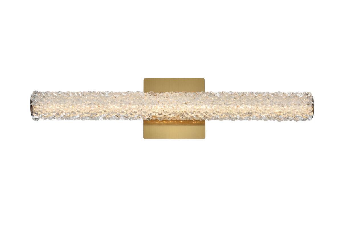 Bowen 24 inch Adjustable LED Wall Sconce in Satin Gold