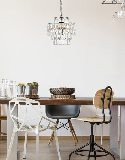 Mila 12 inch pendant in chrome