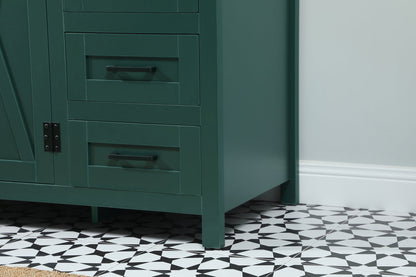 42 inch Single bathroom vanity in green