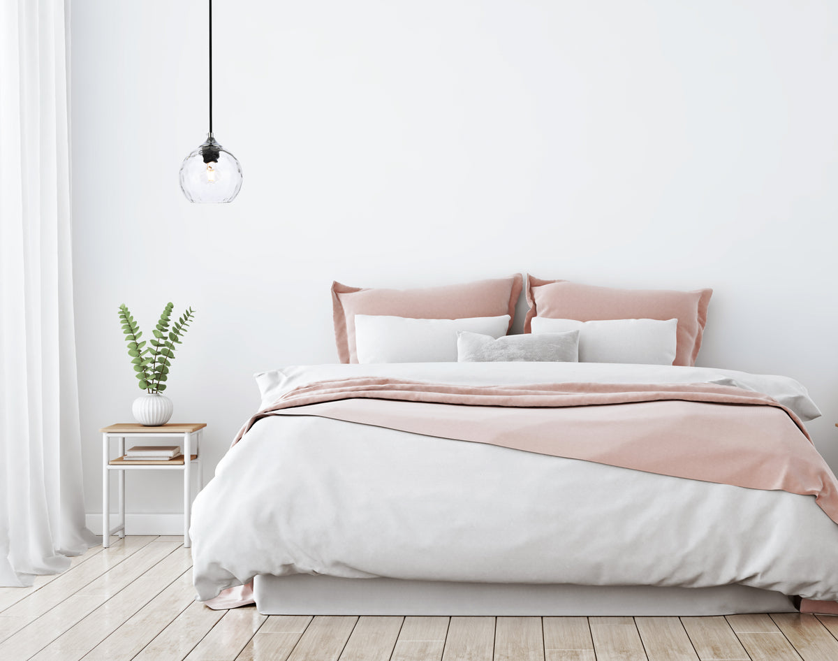 Cashel 6 inch chrome pendant