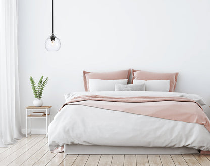 Cashel 6 inch chrome pendant