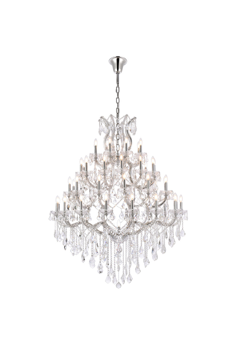 Maria Theresa 49 light Chrome Chandelier Clear Royal Cut Crystal