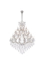 Maria Theresa 49 light Chrome Chandelier Clear Royal Cut Crystal