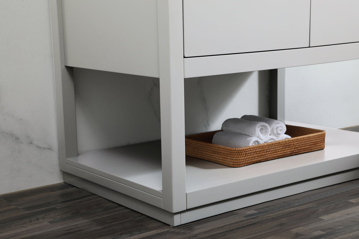 36 inch Single bathroom vanity in grey