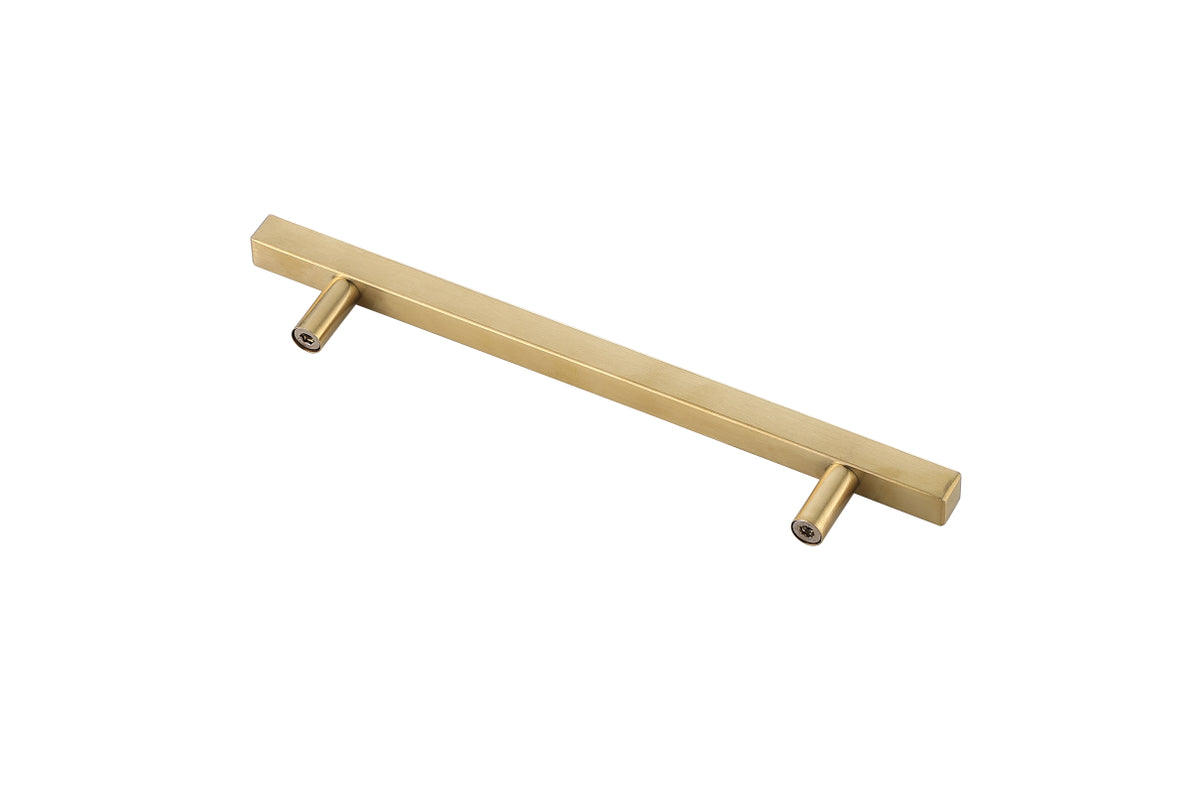 Dior 6-5/16" Center to Center Brass Bar Pull Multipack (set of 10)