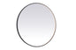 Pier 45 inch LED mirror with adjustable color temperature 3000K/4200K/6400K in black