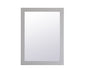 Aqua rectangle vanity mirror 27 inch in Grey