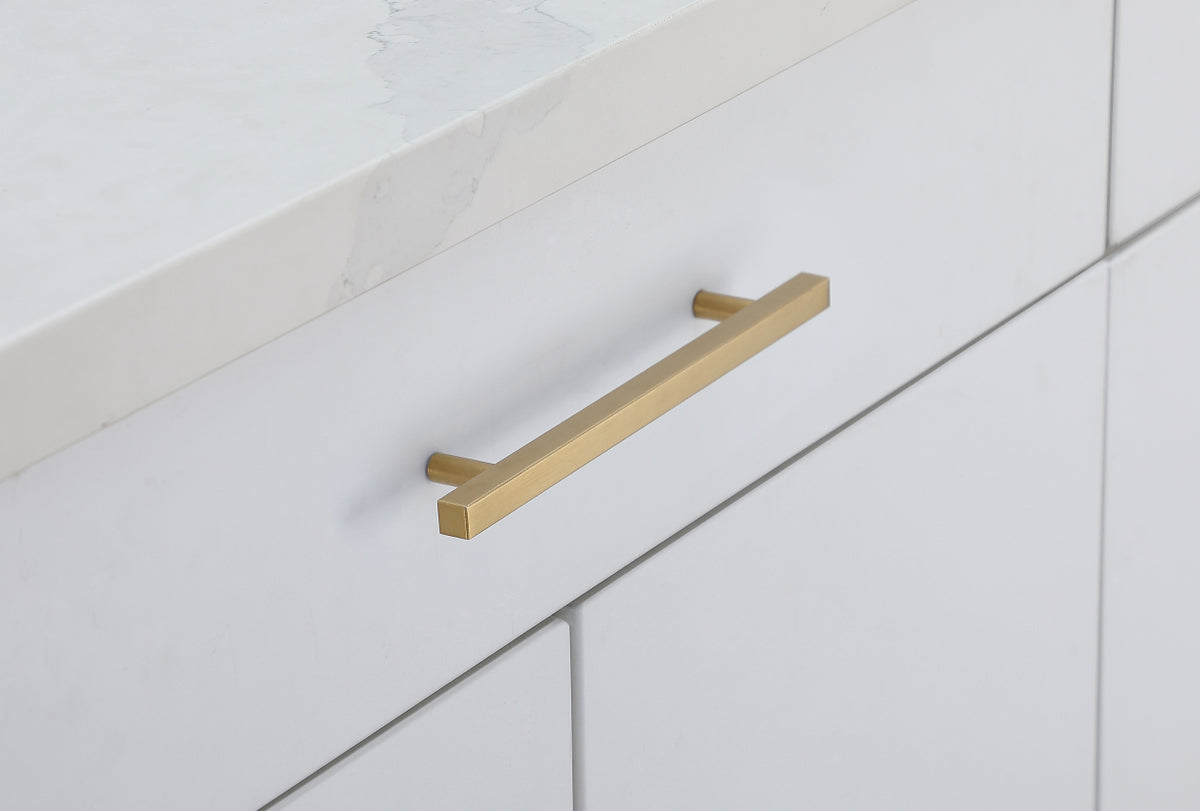 Dior 6-5/16" Center to Center Brass Bar Pull Multipack (set of 10)