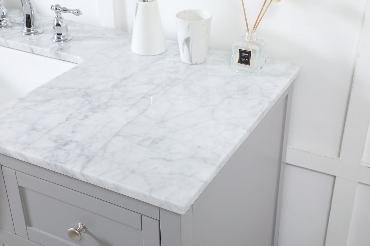 42 inch Single bathroom vanity in grey