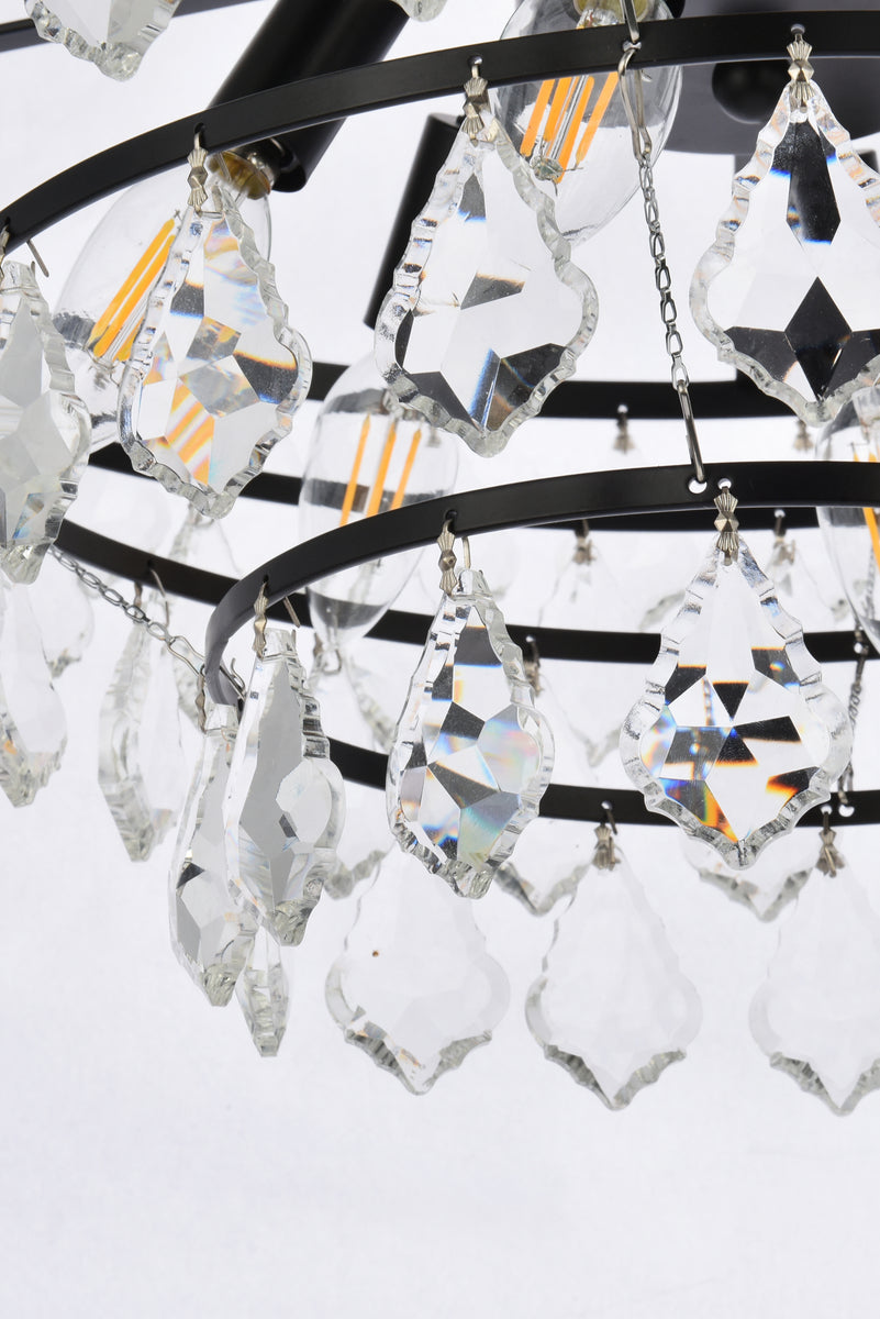 Ella 24 inch pendant in black