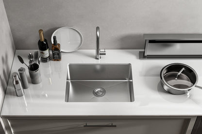 Stainless Steel undermount kitchen sink L23'' x W18'' x H10"