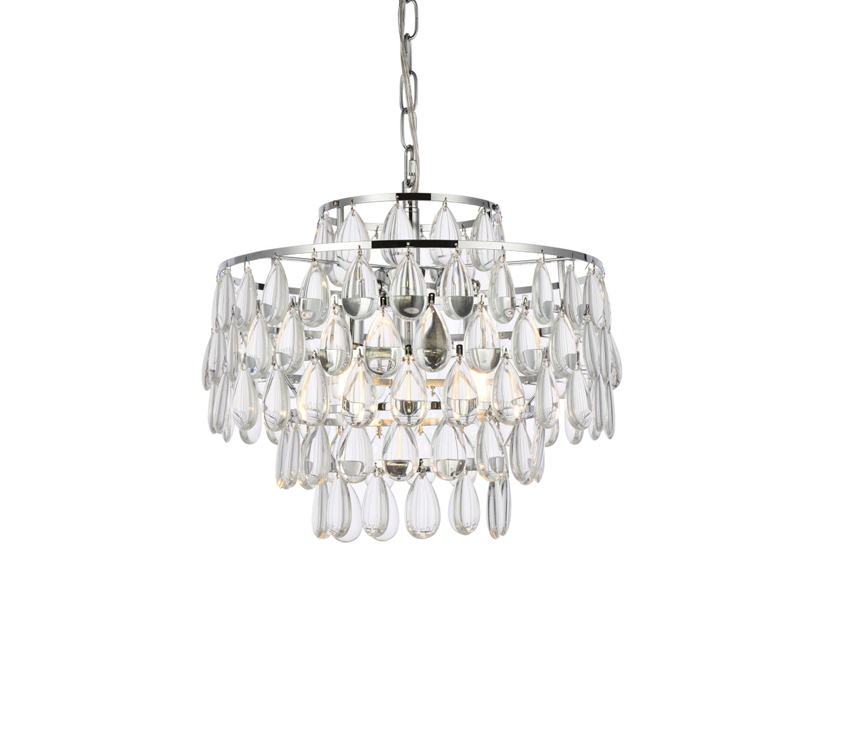 Mila 16 inch pendant in chrome