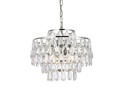 Mila 16 inch pendant in chrome