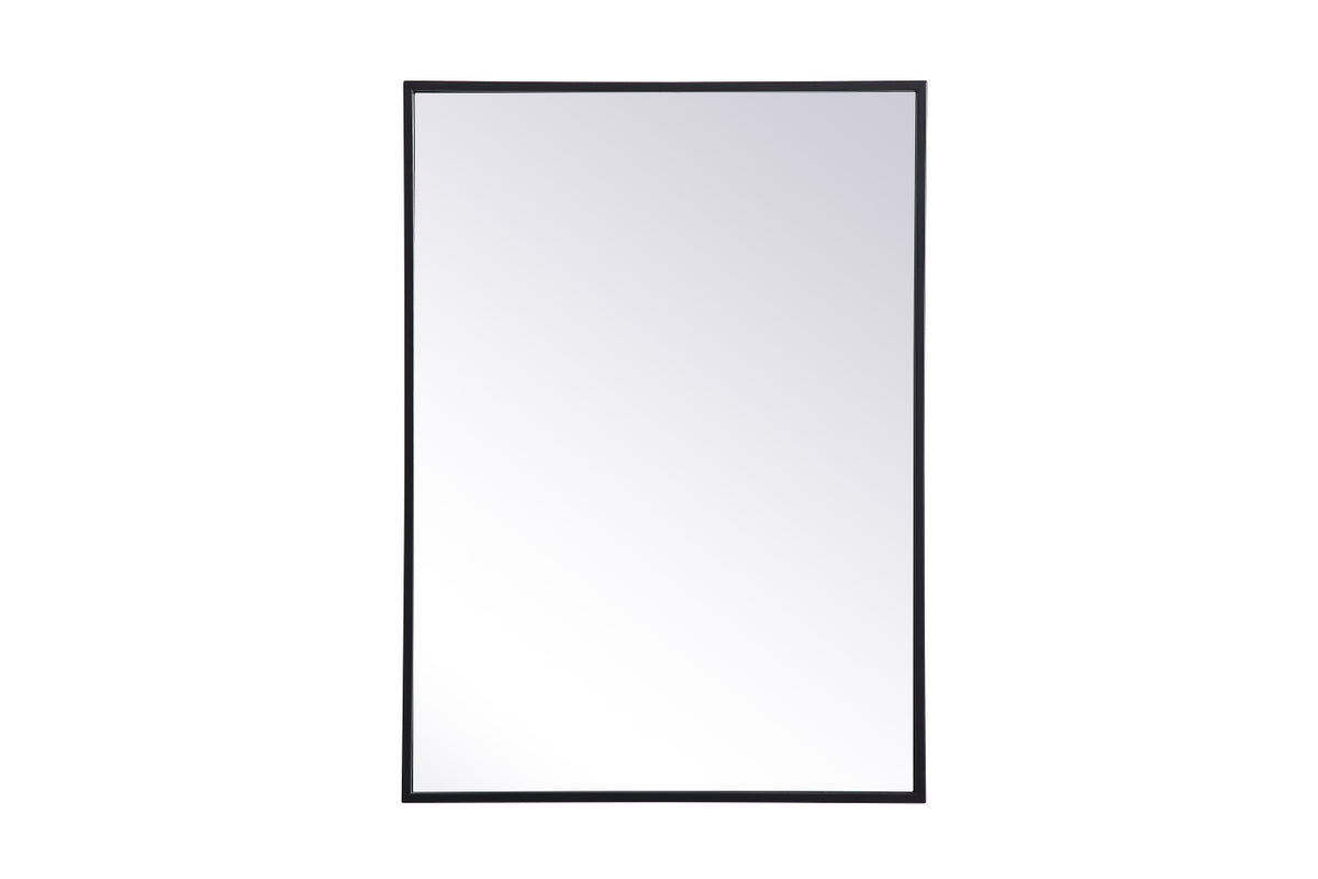 Metal mirror medicine cabinet 20 inch x 28 inch in Black