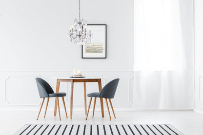 Maria Theresa 6 light Chrome Pendant Clear Royal Cut Crystal