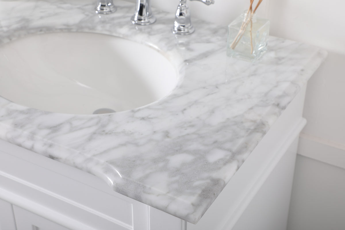 72 inch Double Bathroom Vanity set in White