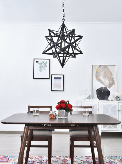 Nocturne 1 light black Pendant