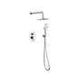 George Complete Shower Faucet System with Rough-in Valve in Chrome
