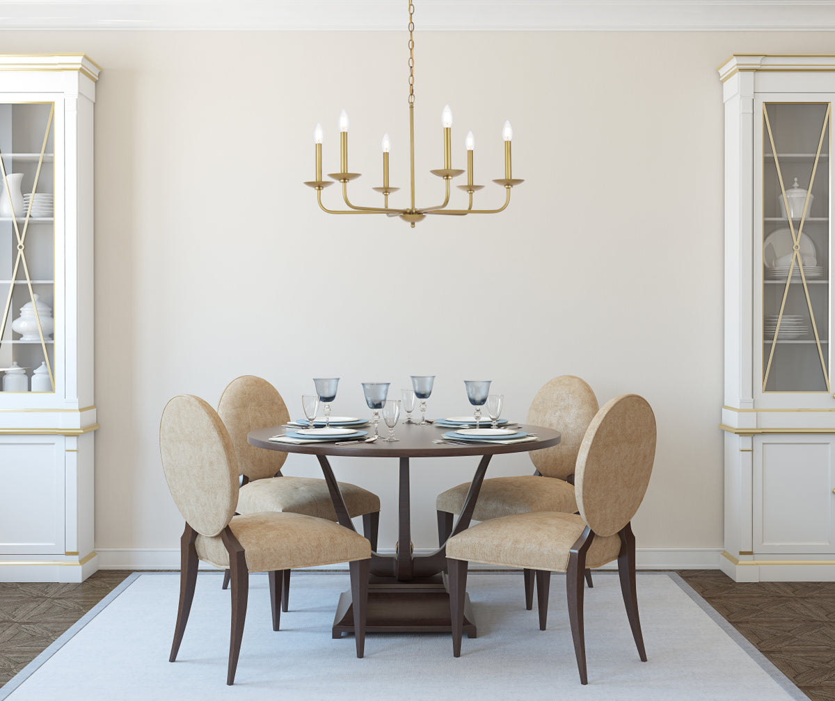 Cohen 30 inch pendant in brass