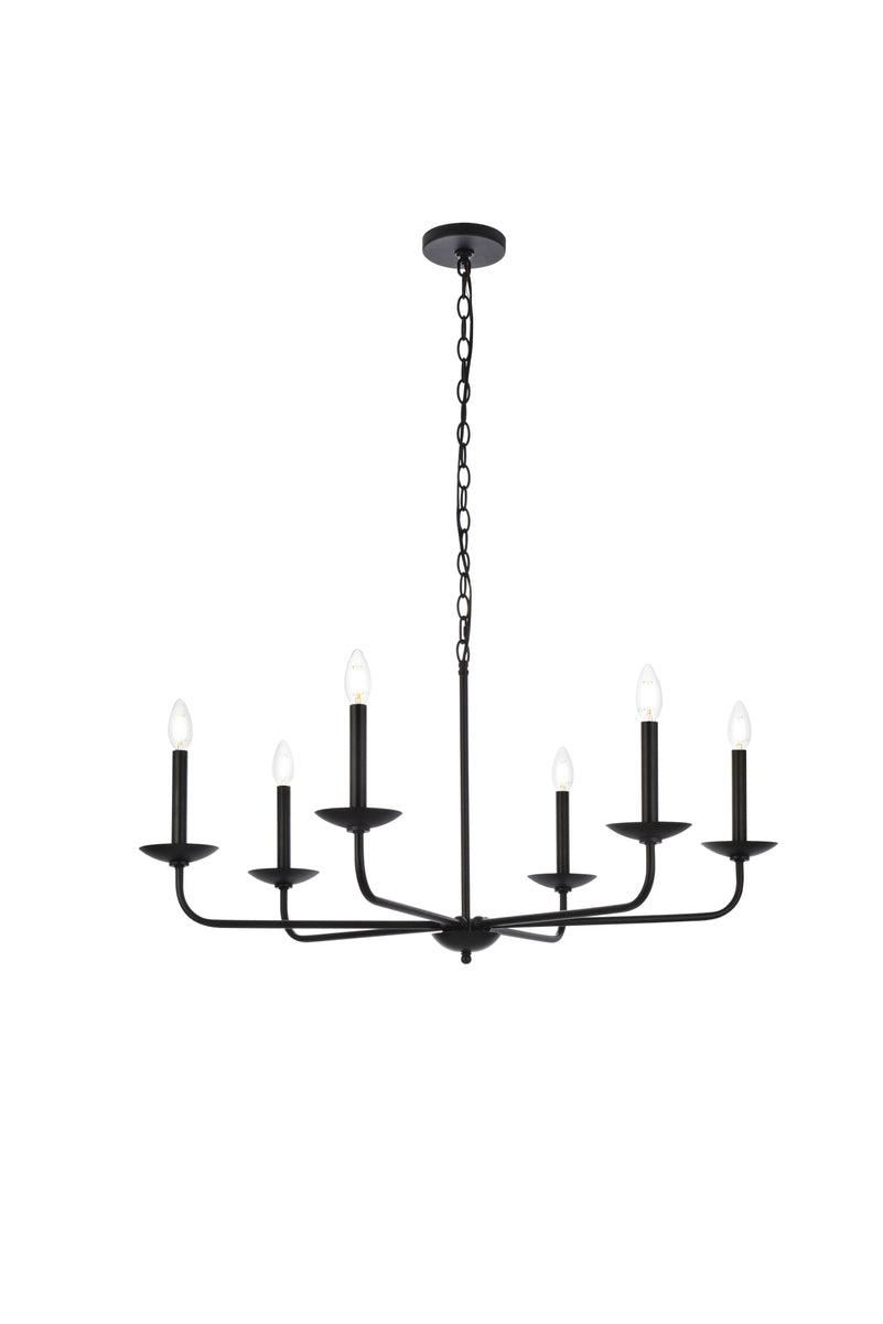 Cohen 36 inch pendant in black