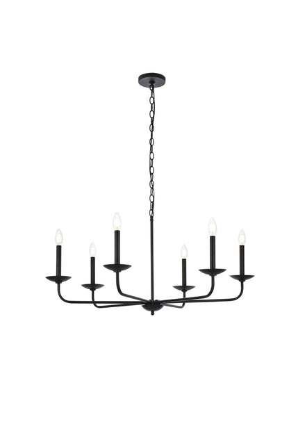 Cohen 36 inch pendant in black