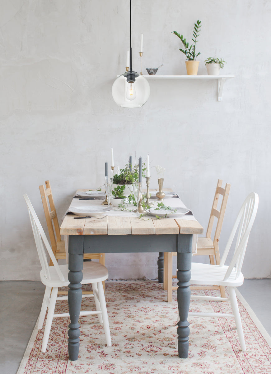 Baxter 1 Light Brass Pendant With Clear Glass