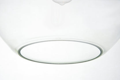 Baxter 3 Lights Chrome Pendant With Clear Glass