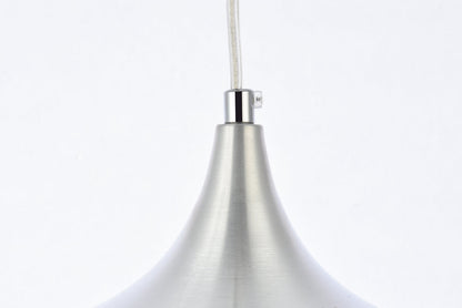 Nora 1 Light Burnished nickel plug-in pendant