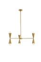 Cade 34 inch pendant in brass