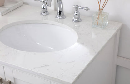 60 inch Double Bathroom Vanity in White