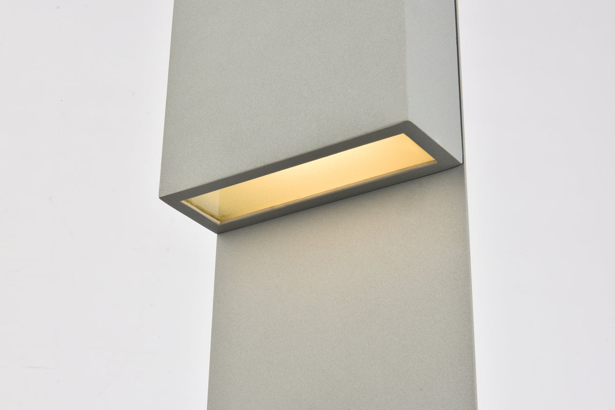 Raine Integrated LED wall sconce  in silver