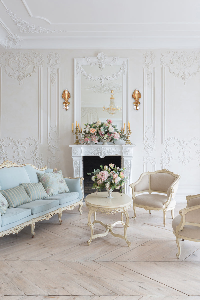 Monarch 1 light French Gold Wall Sconce Clear Royal Cut Crystal