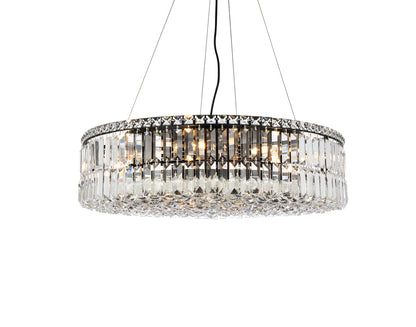 Maxime 28 inch black chandelier