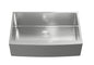 Stainless Steel farmhouse kitchen sink L33'' x W21'' x H10"