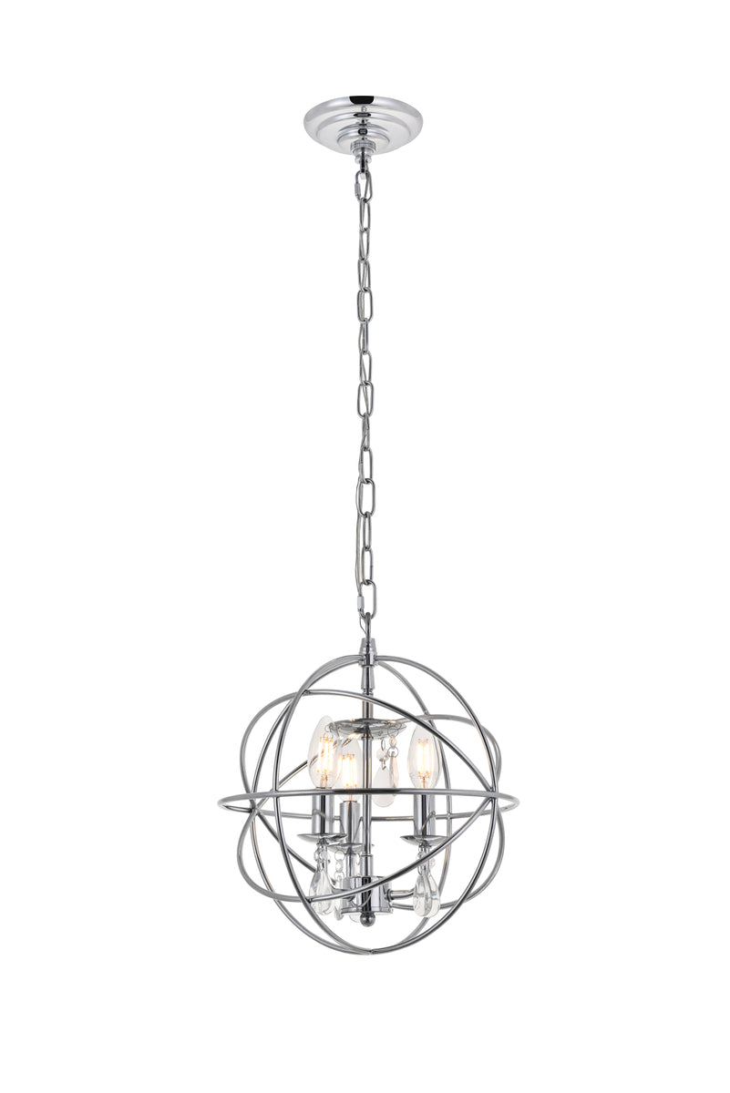 Wallace 3 light Chrome Pendant