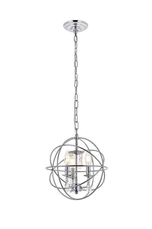 Wallace 3 light Chrome Pendant