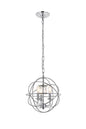 Wallace 3 light Chrome Pendant