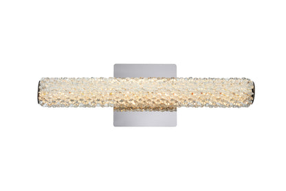 Bowen 18 inch Adjustable LED Wall Sconce in Chrome